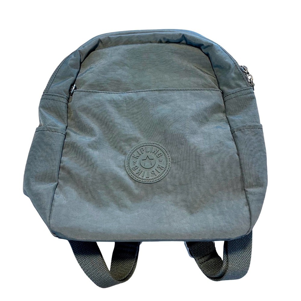 Kipling Seoul Small Backpack Women Small Blue Green‎ Crinkle Nylon Gorpcore Bag